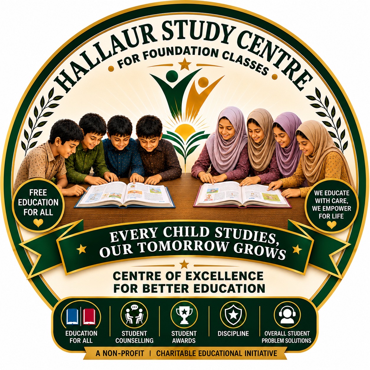 Hallaur Study Centre for Foundation Classes — official logo
